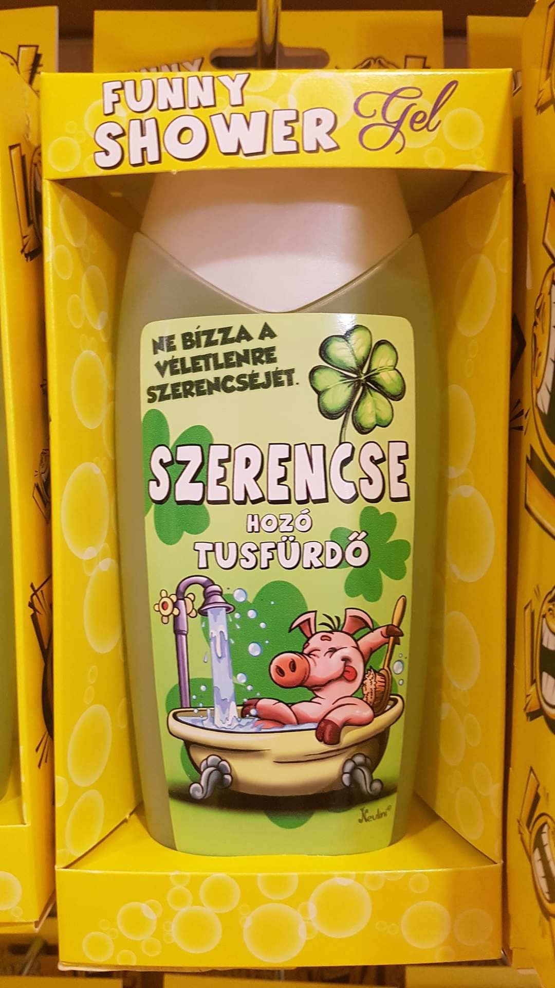 Szerencsehozó tusfürdő